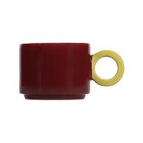 Bordo spalvos iš molio puodelis 280 ml Lou – ONA