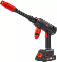 Red Technic Belaidis slėginis ploviklis, nešiojamas aukšto slėgio valiklis, automobilio ir terasos valymo rinkinys, 60 bar slėginis ploviklis