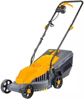 Powermat Elektrinė vejapjovė, 2200W, 32cm pjovimo plotis, lengva, 30L surinkimo dėžė, mažiems sodams