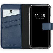 Selencia natūralios odos atverčiamas dėklas, skirtas iPhone 12 Mini – Mėlynas