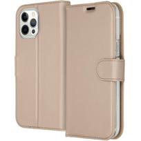 Accezz piniginės tipo TPU atverčiamas dėklas, skirtas iPhone 12 Pro Max – auksinis