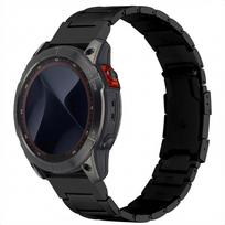 Accezz matinis titano plieno dirželis – Garmin 26 mm jungtis – Juodas