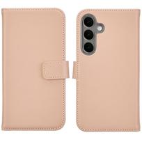 Selencia odinis atverčiamas dėklas, skirtas Samsung Galaxy S25 – Dusty Pink