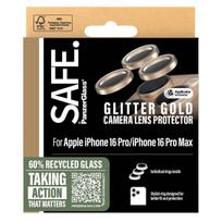 SAFE by PanzerGlass kameros lęšio apsauga, skirta iPhone 16 Pro / 16 Pro Max – auksinė