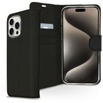 Accezz piniginės tipo TPU atverčiamas dėklas, skirtas iPhone 16 Pro – juodas