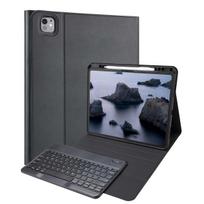 Accezz „Bluetooth“ klaviatūros dėklas su atlenkiamu dangteliu, skirtas iPad Pro 13 (2025) M5 / (2024) M4 – QWERTZ / DE – Juodas