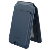 Accezz magnetinė odinė piniginė su stovo funkcija – tinka Find My – Nightfall Blue