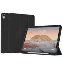 Accezz išmanusis atverčiamas silikoninis dėklas, skirtas iPad Air 11 colių (2026) M4 / (2025) M3 / (2024) M2 / Air 5 (2022) / Air 4 (2020) – Juodas
