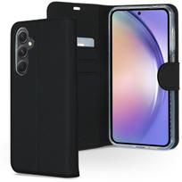 Accezz piniginės tipo TPU atverčiamas dėklas, skirtas Samsung Galaxy A55 – juodas