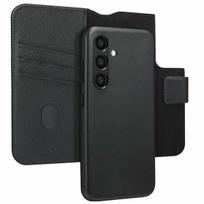 Accezz 2-in-1 atverčiamas odinis dėklas su MagSafe, skirtas Samsung Galaxy S24 – Onyx Black