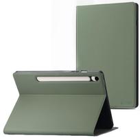 Accezz Classic atverčiamas dėklas, skirtas Samsung Galaxy Tab S10 Ultra / Tab S9 Ultra – žalias