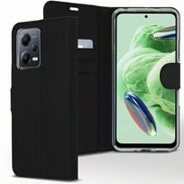 Accezz piniginės tipo TPU atverčiamas dėklas, skirtas Xiaomi Redmi Note 12 / Xiaomi Poco X5 5G – juodas