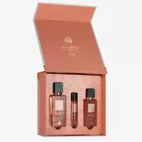Lattafa Ana Abiyedh Coral - 3 dalių dovanų rinkinys unisex (kvapas įkvėptas Valentino - Coral Fantasy)