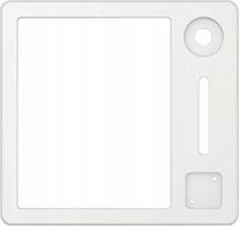 Glorious PC Gaming Race Glorious GMMK Wireless Numpad Top Frame - E-White | GLO-ACC-NP-TF-EW | 810069972824