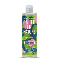 Dušo gelis su erškėtuogių aliejumi Faith In Nature Wild Rose, 400 ml