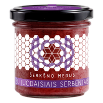 Medus ir juodieji serbentai – Šerkšno medus, 200 g