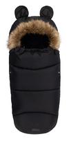 Žieminis miegmaišis kūdikiui Momi Footmuff Footmuff, juoda sp., 95 cm x 45 cm