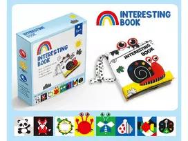 Sensorinė knygelė kūdikiams „MEGA Sensory Book“