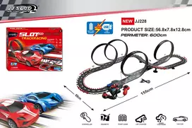TRACK SPORT Car Racing Track Length 600cm