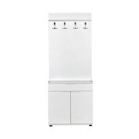 Drabužių kabykla su lentyna Kalune Design Prt-521-Bb-1, 187 cm, balta sp.