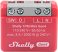 Smart Switch 1PM Mini Gen4, 8A/240VAC, Wi-Fi, Zigbee, Bluetooth, Power Monitoring 3800238070809 | 3800238070809
