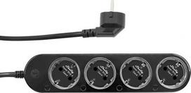 Smart Power Strip Power Strip 4 Gen4, 4x Type F (Schuko), 12A/socket, 16A total, Wi-Fi, Zigbee, Matter, Bluetooth, Power Monitoring 3800238070571 | 3800238070571