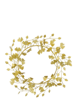 House Doctor - Wreath, Hdtwigs, Brass Finish - Džiovintos gėlės - Aukso