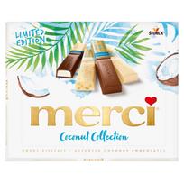 MERCI Kokosų šokoladiniai saldainiai asorti, dėžutėje po 250g