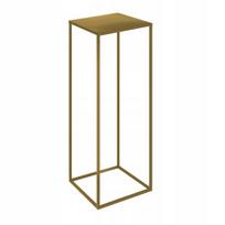 Auksinis gėlių stovas modernus lofto stiliaus gėlių stovas glamour 70x24x24cm