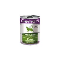 „GEMON“ CAT STERILISATE KONSERVUOTAS PAŠARAS STERILIZUOTOMS KATĖMS. PAŠTETAS SU KALAKUTIENA 400G