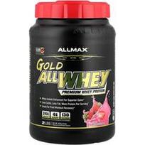 ALLMAX, Auksinės išrūgos®, aukščiausios kokybės išrūgų baltymai, braškės, 2 svarai (907 g)