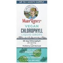 MaryRuth's, Veganiški chlorofilo skystieji lašai, pipirmėčių, 60 ml