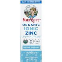 MaryRuth's, Organiniai joninio cinko skysčio lašai, be skonio, 120 ml (4 skysčio uncijos)
