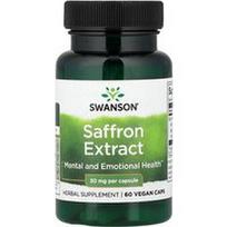 Swanson Vitamins, Šafrano ekstraktas, 30 mg, 60 veganiškų kapsulių
