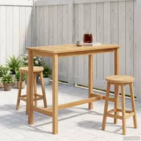 Baro stalas Natūrali 110 x 60 x 105 cm Kietasis teak