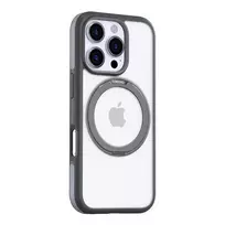 Torras Ostand R Fusion dėklas iPhone 16 Pro (Pilkas) universalus