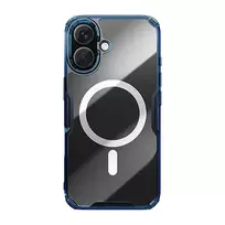 Nillkin Nature TPU Pro Magnetinė iPhone 16 Plus dėklas (mėlynas) universalus