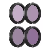 Freewell 4 vnt. ND/PL filtrų rinkinys DJI Osmo Action 5 Pro universalus
