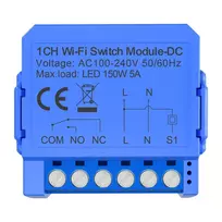 1-kanalės WiFi jungiklio modulis su kontaktu be įtampos Avatto WSM16-DC32V-1 universalus