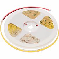 LED juosta, 5m ritė, 24Vdc, 6W/m, COB 480LED/m, 660lm, šiltai balta 3000K, IP20, 180°