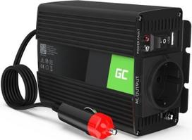 Įtampos keitiklis Green Cell Car Power Inverter 24V to 230V 150W/300W, juoda sp., 24 V