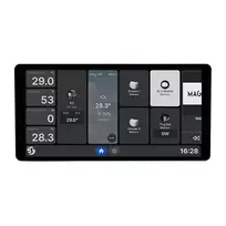 6,95" Shelly Sieninis Sieninis Ekranas X2i WiFi/BLU valdymo panelis (juodas) universalus