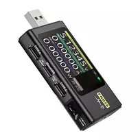 FNIRSI FNB58 USB jungties testeris, juodas universalus