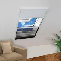 Plisuotas tinklelis nuo vabzdžių, alium. rėmas, 160 x 80 cm
