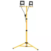 LED prožektorius su trikoju, šiltos baltos spalvos, 2x30W