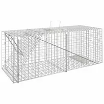 Gyvūnų spąstai, 64,5x25x26,5 cm, cinkuota geležis