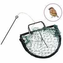 Spąstai paukščiams, žalios spalvos, 20cm, plienas