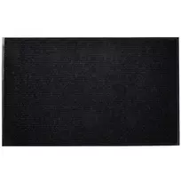 Durų kilimėlis, juodos spalvos, 90 x 60 cm, PVC
