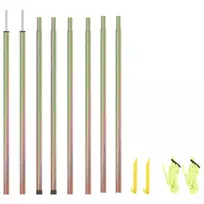 Uždangos nuo saulės stulpai, 2vnt., 200cm, plienas