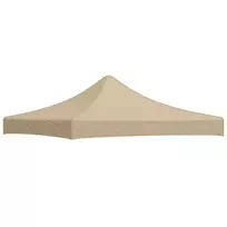 Proginės palapinės stogas, smėlio spalvos, 3x3m, 270 g/m²